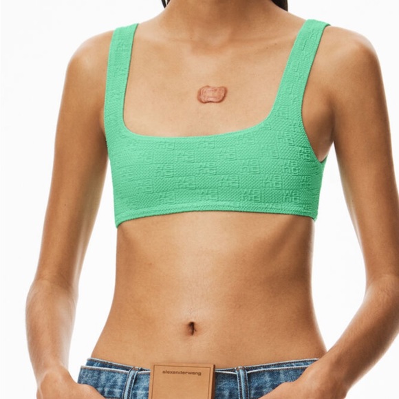 alexander wang green top size Large - Picture 5 of 5